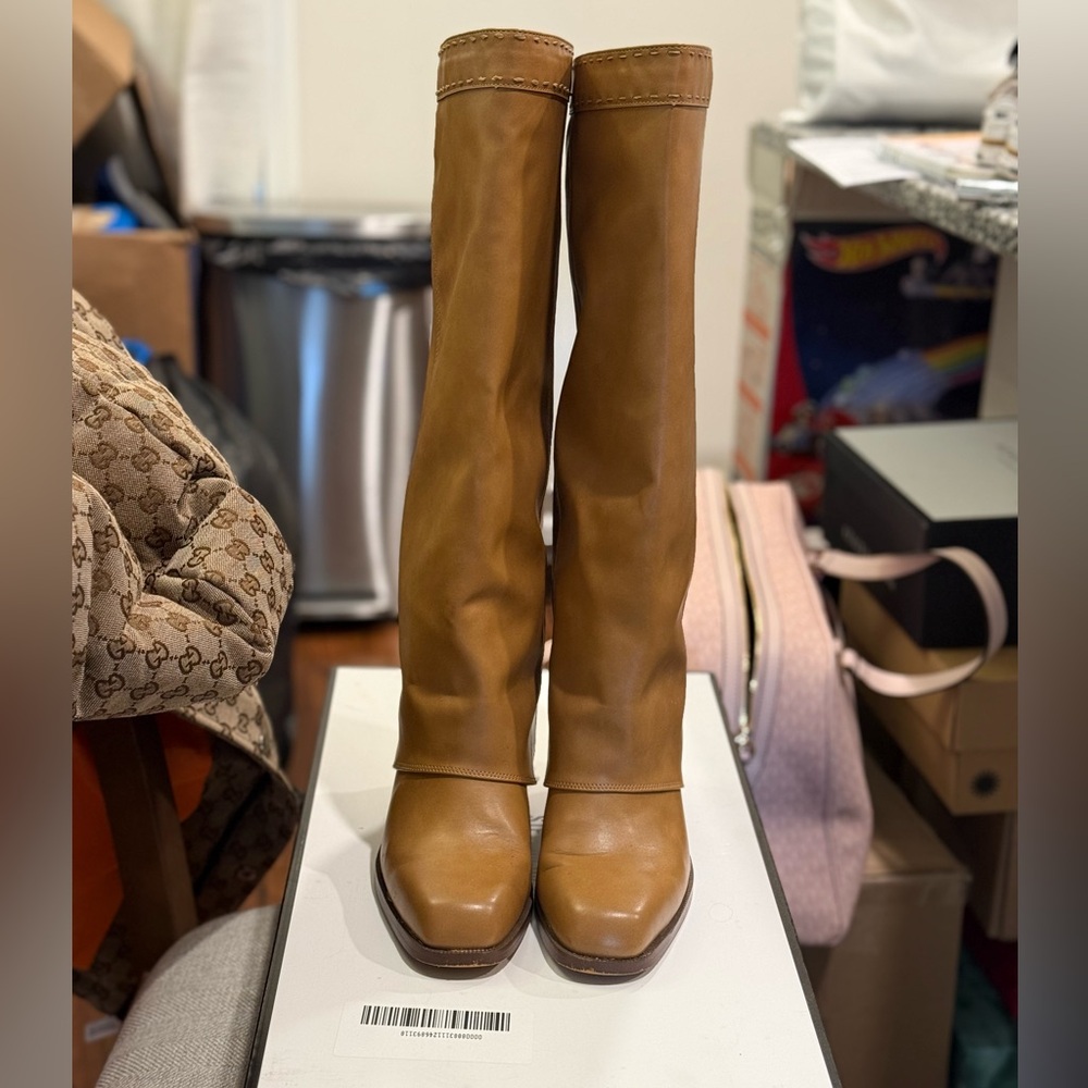 Steve Madden Kiandra Tan Over the Knee Boots - Picture 5 of 6
